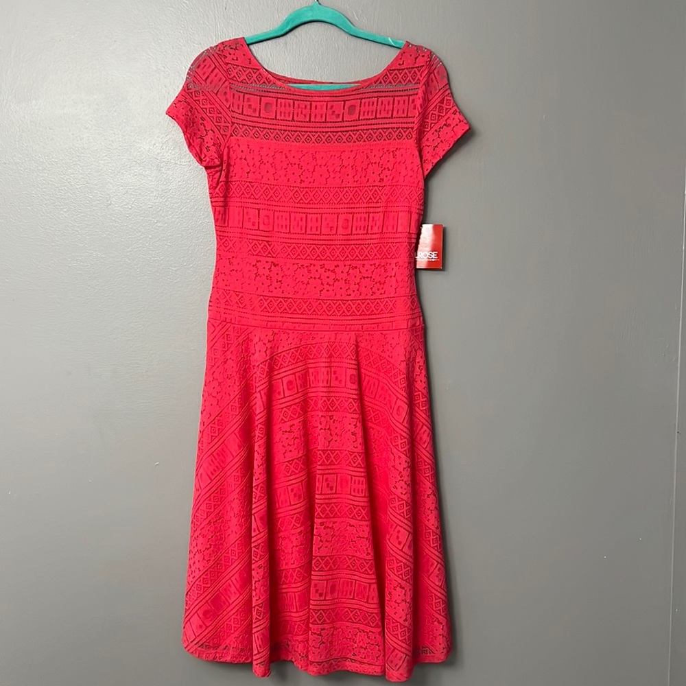Red lace Dress